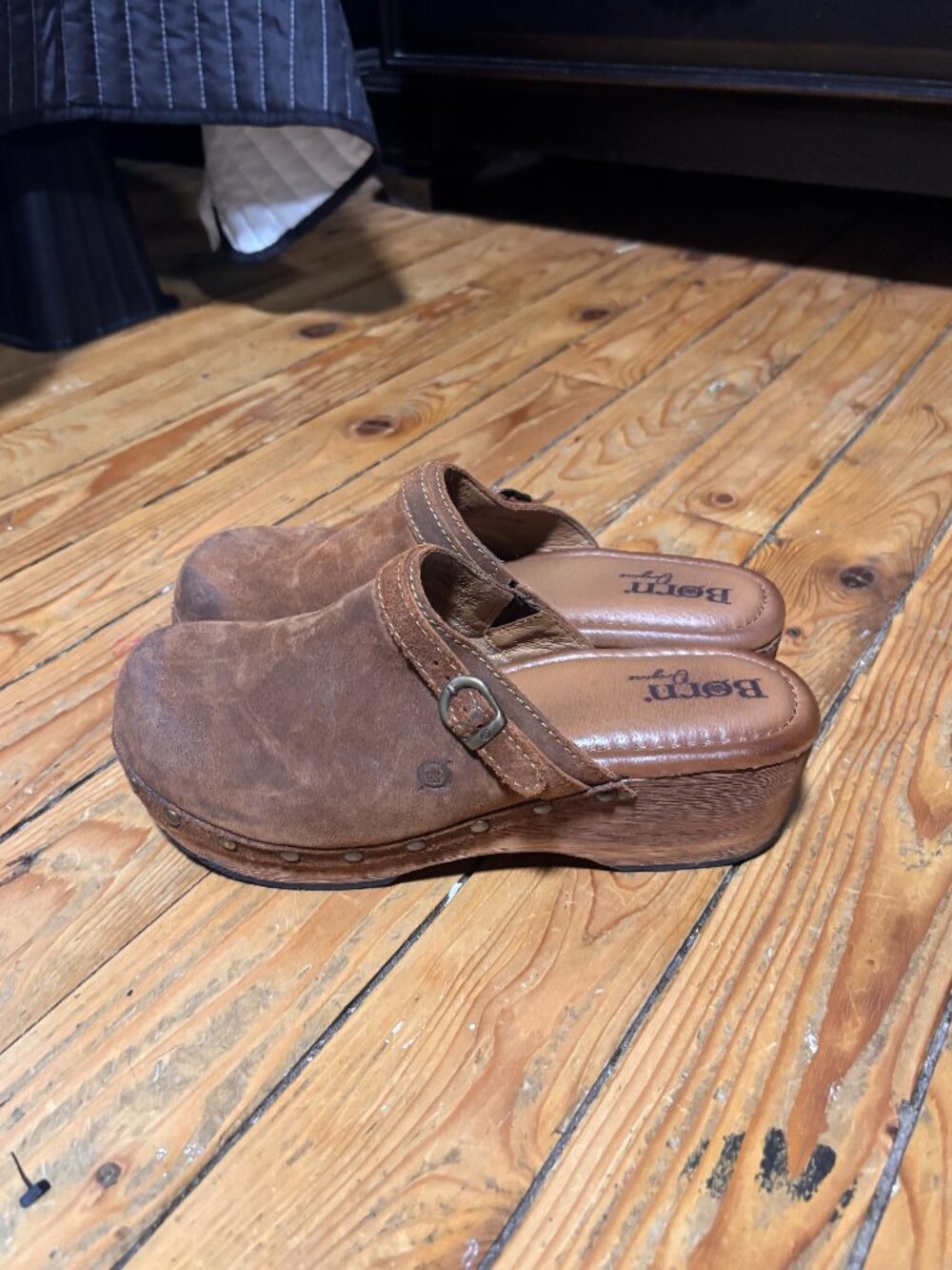 Born Suede Clogs